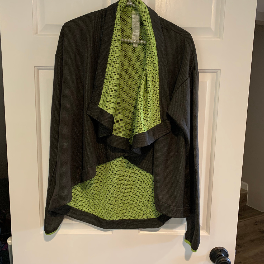Fabletics Ladies Draped Waterfall Open Cardigan Size M